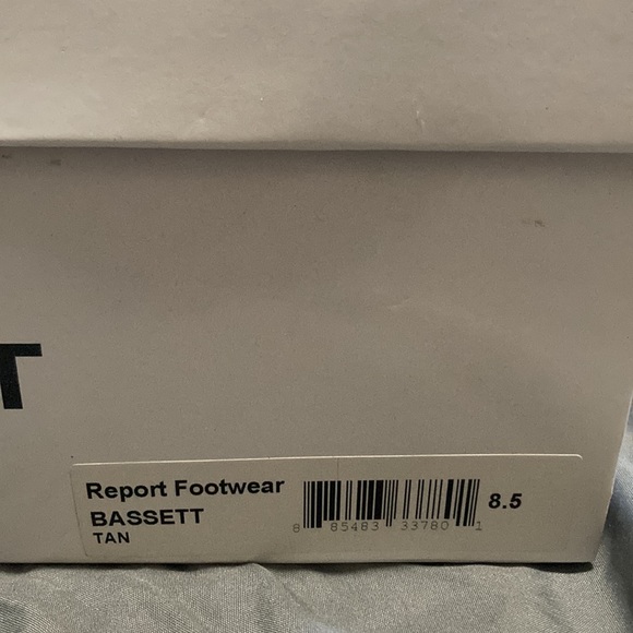 REPORT FOOTWEAR Tan Knee-high vegan leather boots size 8.5 - Picture 4 of 5